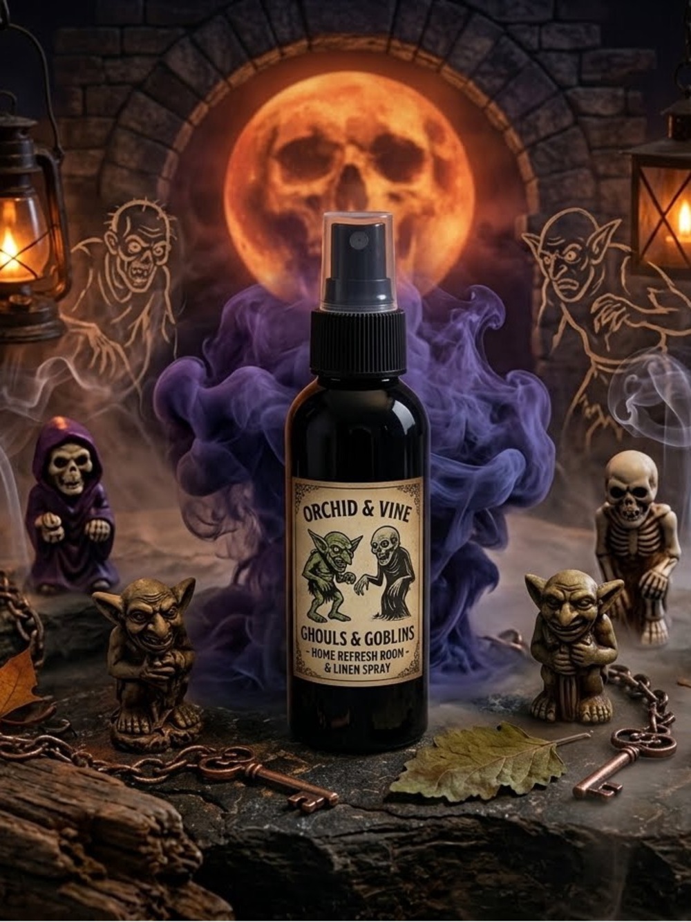 Orchid & Vine Ghouls & Goblins Home Refresh Room & Linen Spray